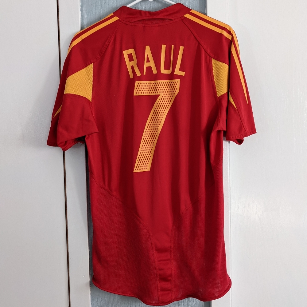 2004/05 Spain jersey #7 Raul - Size S - Home - Adidas